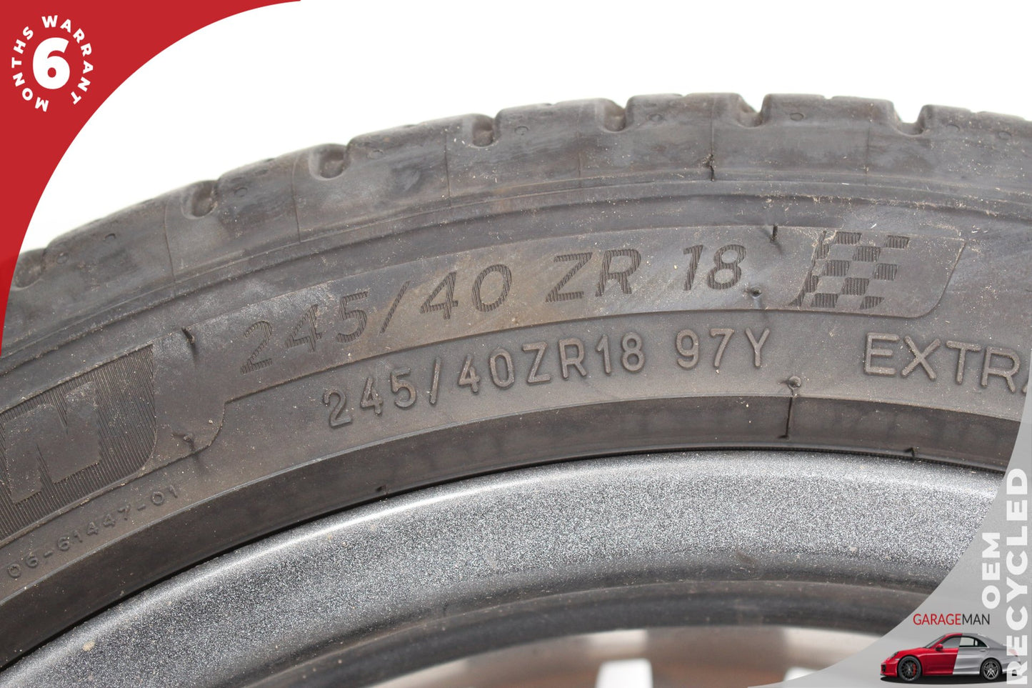 2017-2020 Audi A4 S4 5 Spoke Wheel Rim w/ Michelin Tire 8.0Jx18H2 8W0601025M OEM