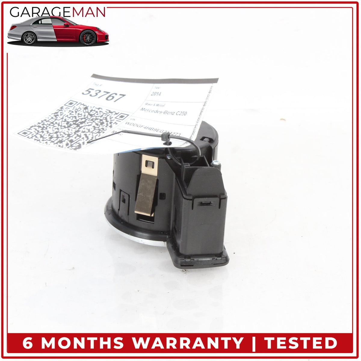 2008-2020 Mercedes W204 C250 Headlight Fog Light Control Switch 2129050551 OEM