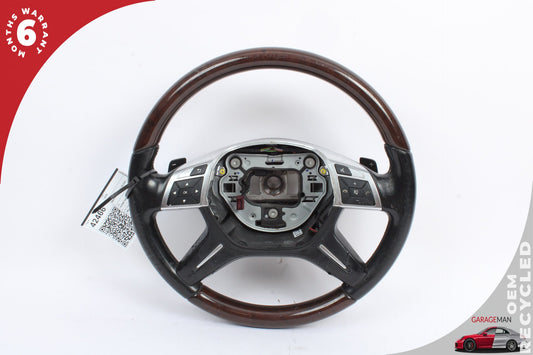 12-16 Mercedes-Benz GL550 X166 Driver Steering Wheel w/ Paddle Shifters 16646049