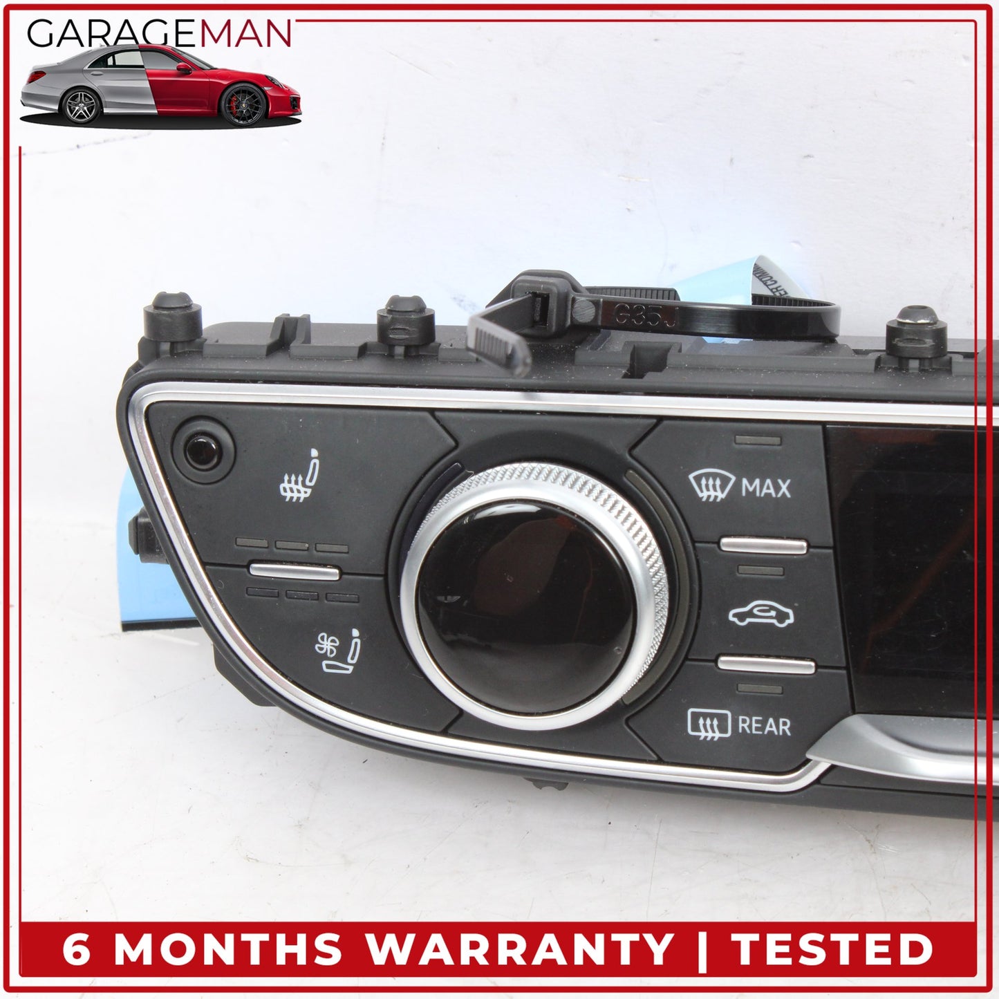 2017-2019 Audi Q7 Front AC A/C Temperature Climate Control Panel 4M0820043AB OEM