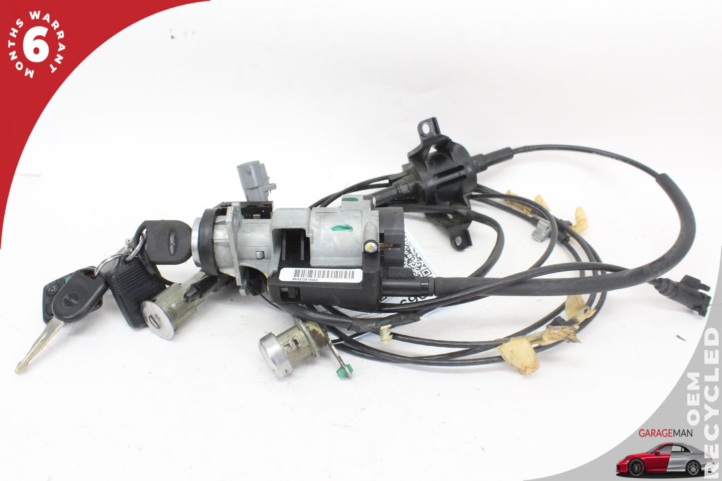 2002-2005 Ford Thunderbird Ignition Switch Door Lock Set w/ Key 3W4312A145AA OEM