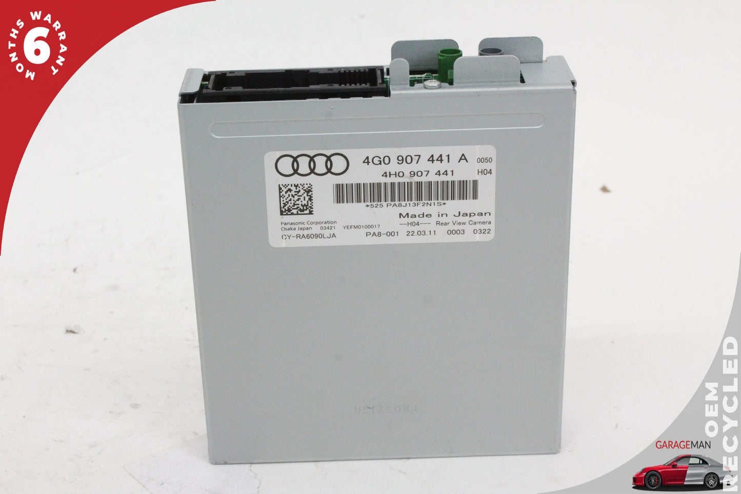 2012-2018 Audi A7 A6 S7 Rear Trunk Camera Control Module Unit 4G0907441A OEM