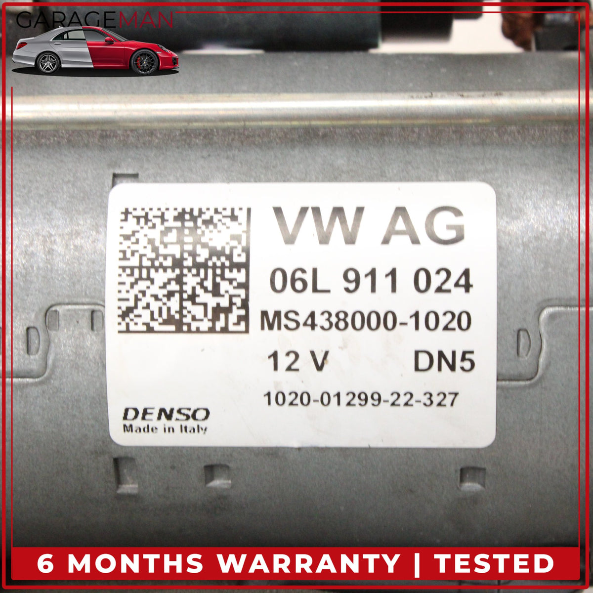2019-2026 Porsche Macan 95B 2.0L Engine Starter Motor 12V Denso 06L911024 OEM