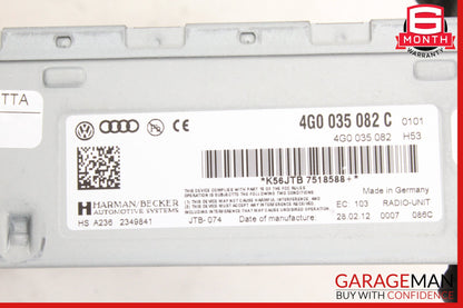 2012-2018 Audi A5 SQ5 A7 AM FM Audio Radio Receiver Module 4G0035082C OEM