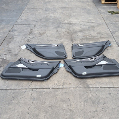 2016-2018 Infiniti Q50 V37 Front and Rear Left and Right Door Trim Panel Set OEM