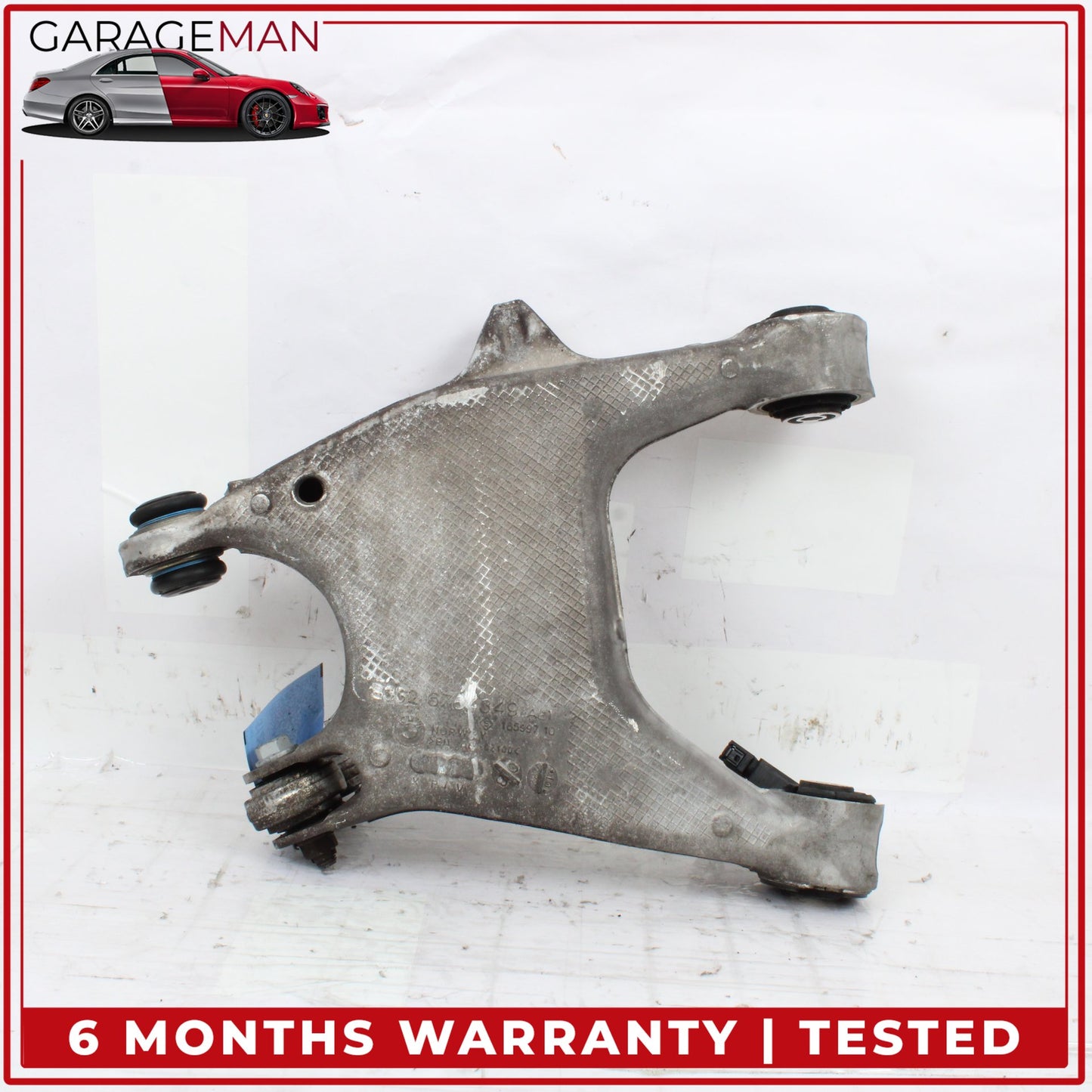 2009-2019 BMW 550i Rear Left Side Lower Control Arm w/ Height Level Sensor OEM