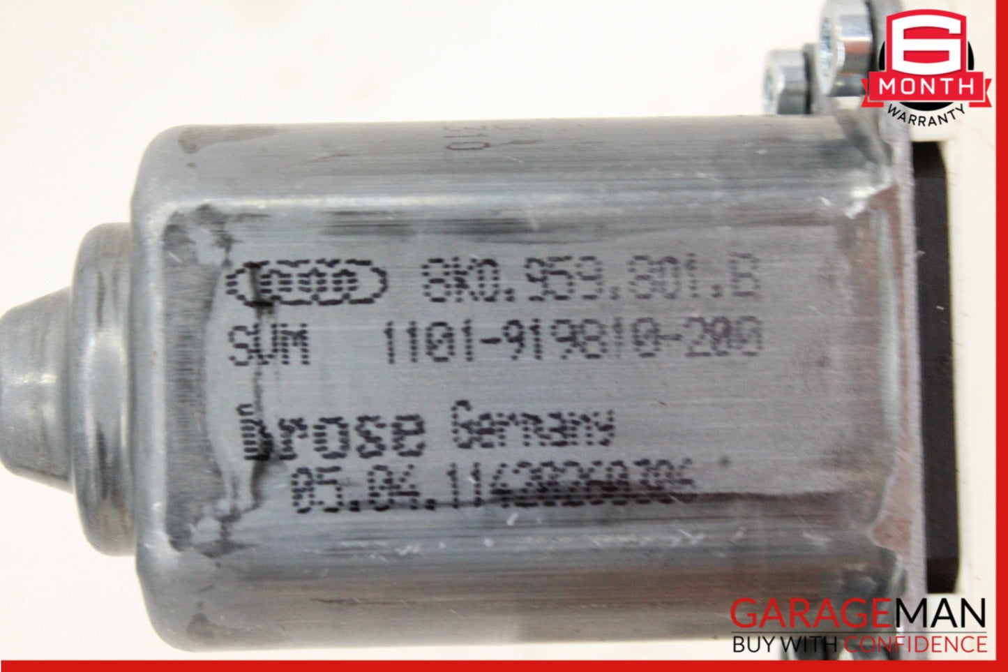 2009-2018 Audi A6 C7 Sedan Front Left Window Regulator Motor 8K0959801B Genuine