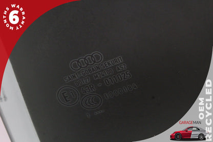 2017-2024 Audi A4 S4 Rear Left Driver Side Door Window Glass 8W5845205 OEM