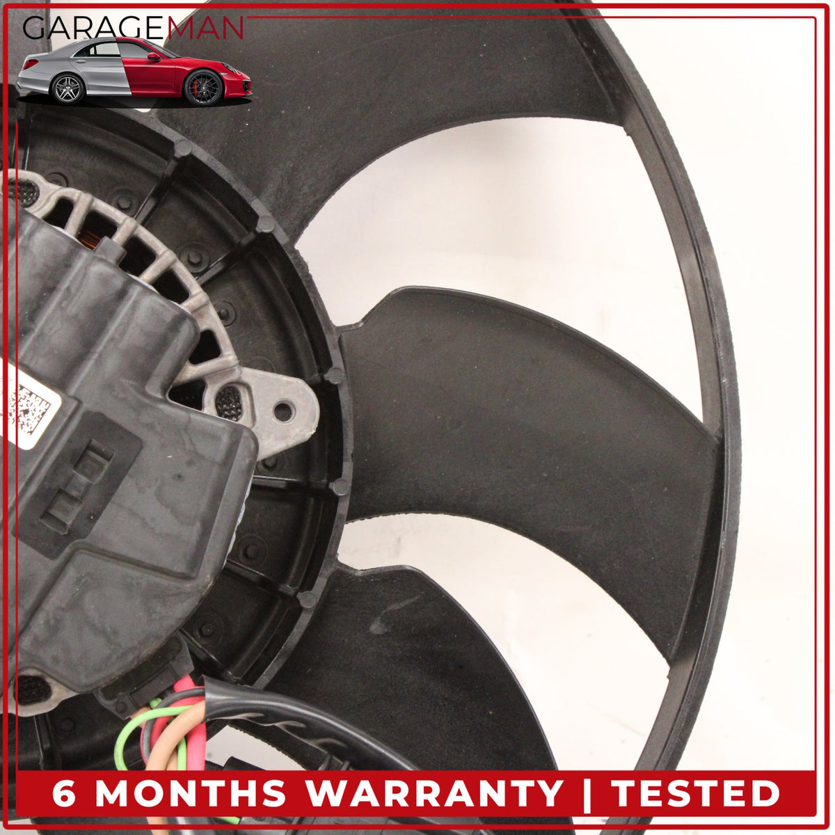 2015-2025 Porsche Macan 95B Radiator Cooling Fan Blade w/ Motor 95B959455G OEM