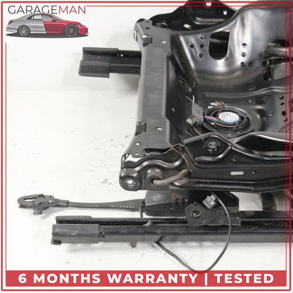 2012-2018 Audi A7 Front Left Driver Side Seat Track Rail Frame w/ Motor OEM
