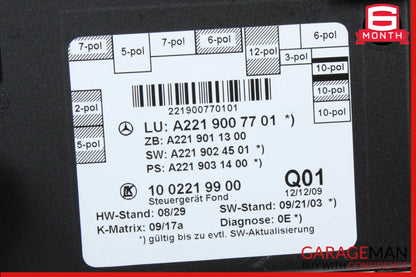 2007-2013 Mercedes-Benz S550 W221 Rear Side Door Control Module 2219007701 OEM