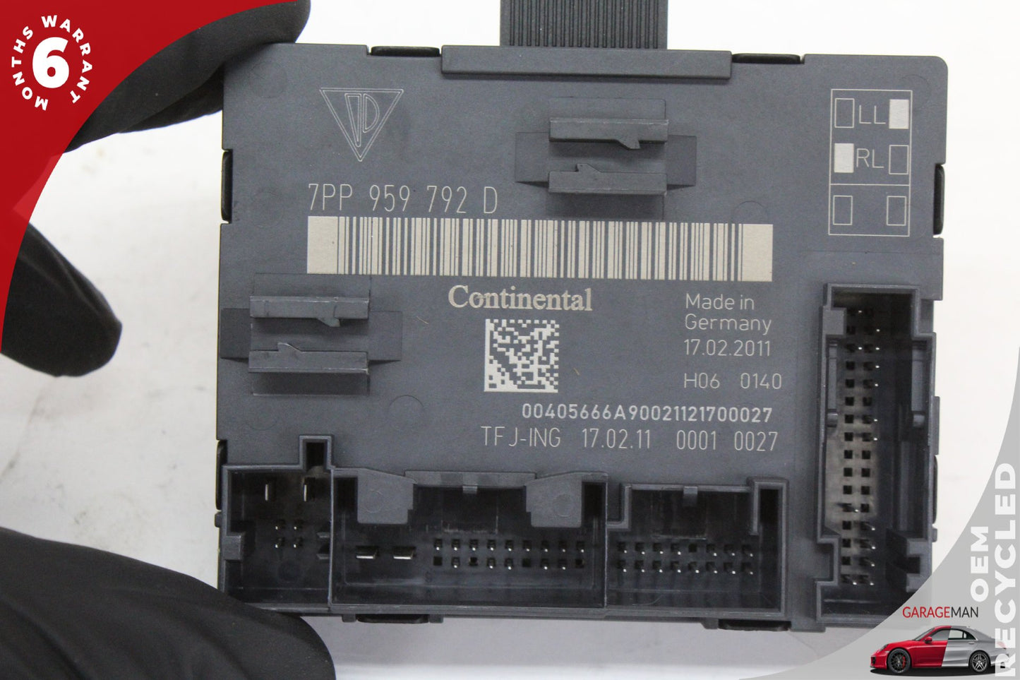 2010-2016 Porsche Panamera 970 Front Right Door Control Module 7PP959792D OEM