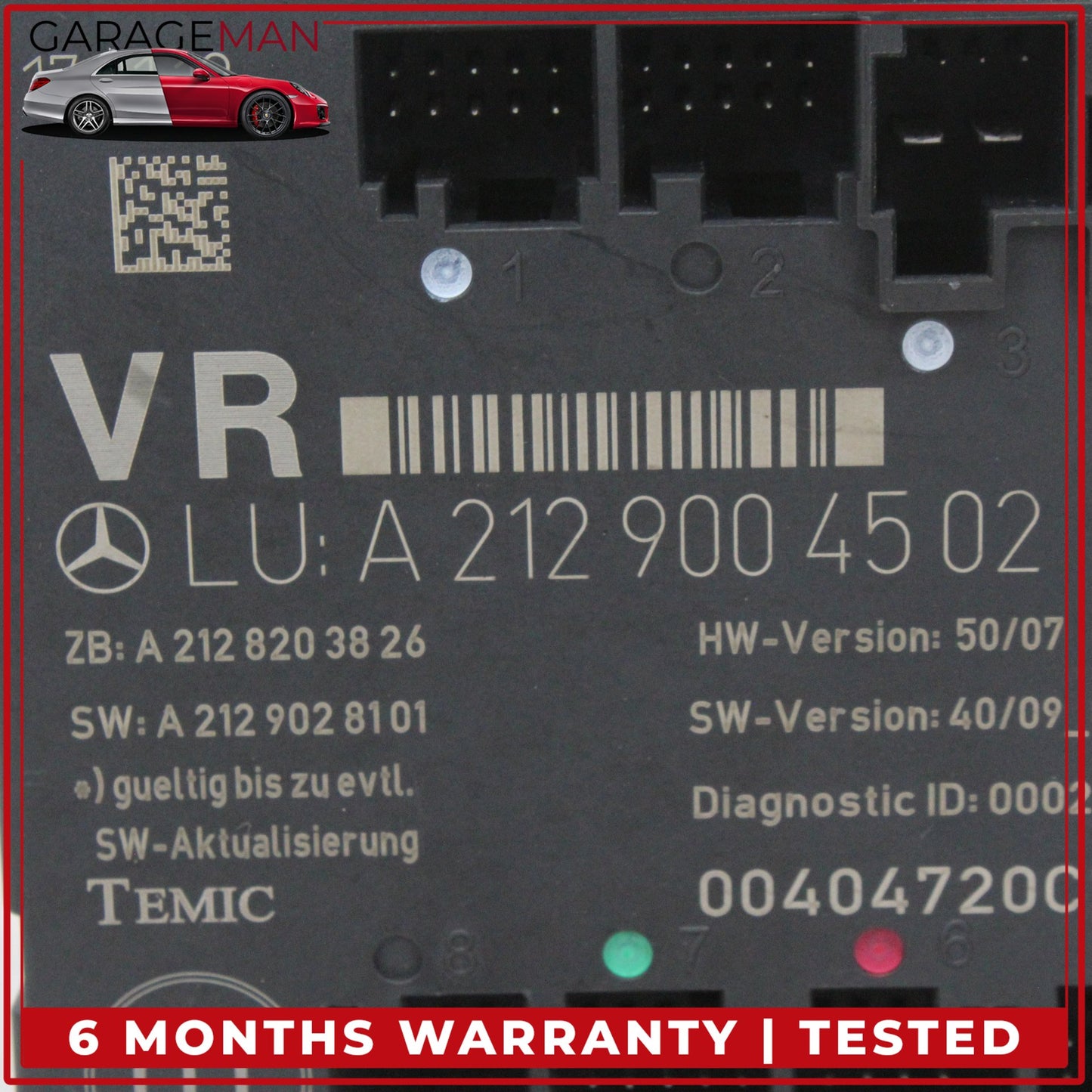 2008-2018 Mercedes W207 E350 E400 Front Right Door Control Module 2129004502 OEM