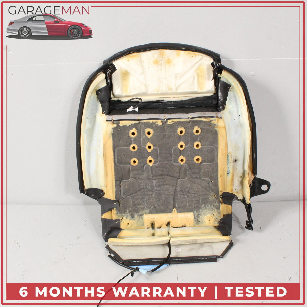 2004-2010 BMW 650i E64 Front Left Lower Bottom Seat Cushion 7064955 OEM