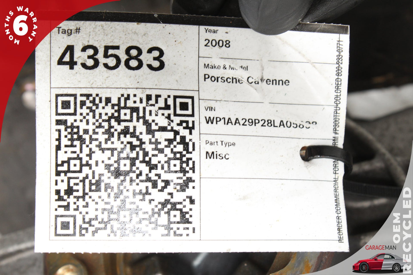 2007-2010 Porsche Cayenne 957 Audi Q7 Rear Axle Differential Carrier OEM