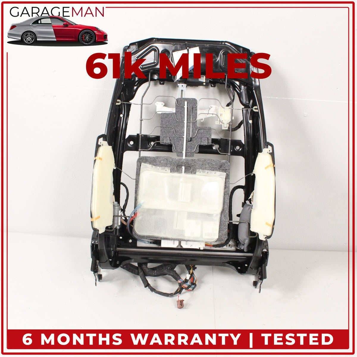 2017-2023 BMW 530e G30 Front Left Side Seat Backrest Frame Rail 7457276 OEM