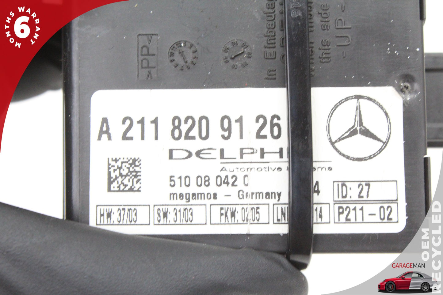03-06 Mercedes SL500 R230 Anti Theft Alarm Control Module 2118209126 OEM
