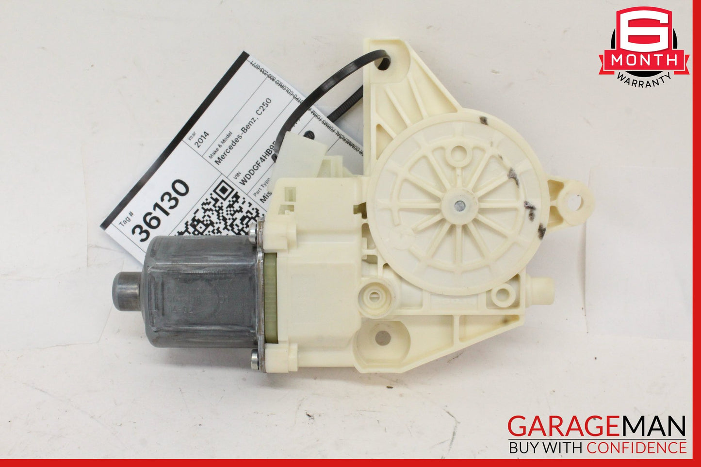 2008-2016 Mercedes W204 C250 Rear Right Window Regulator Motor 2048200642 OEM