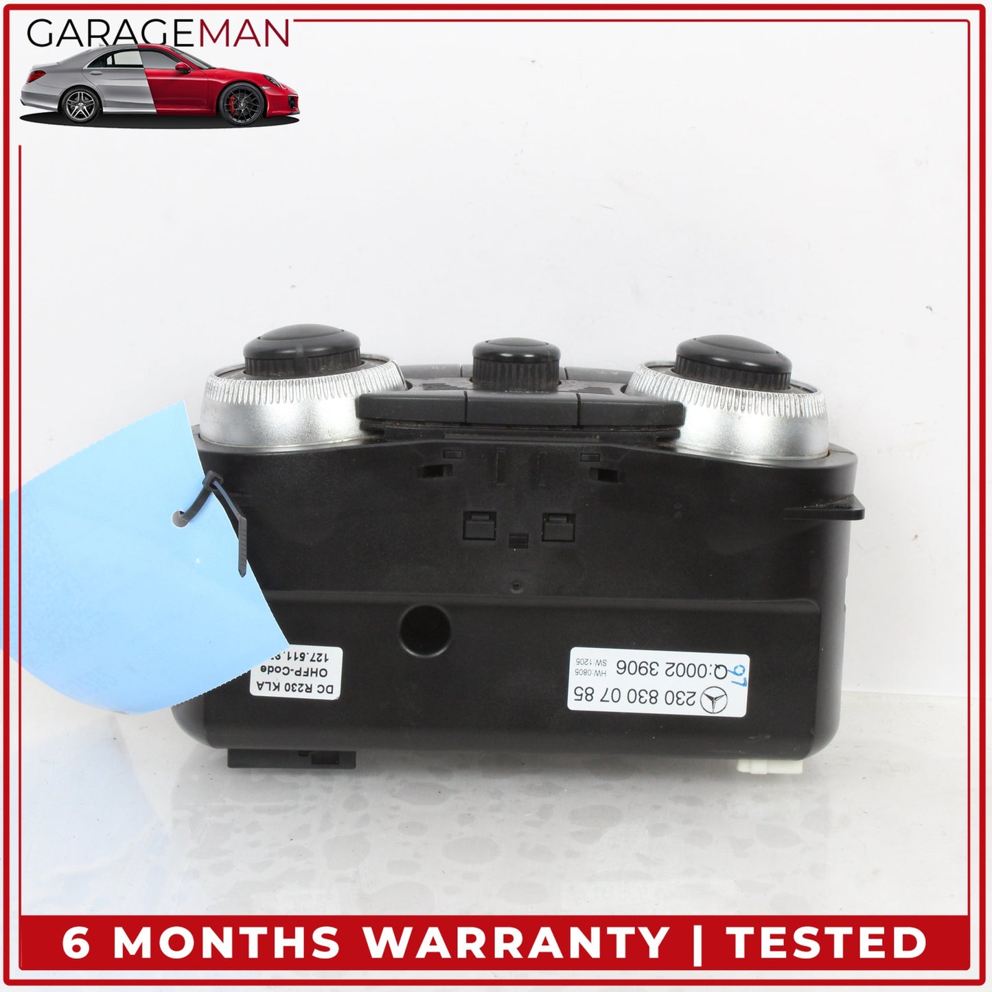 2003-2012 Mercedes R230 SL500 AC Temperature Climate Control Switch Panel OEM