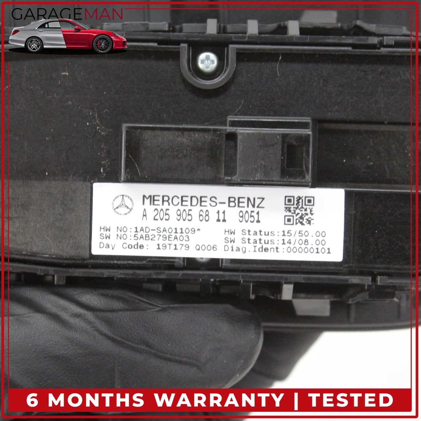2015-2020 Mercedes W205 C300 Front Left Side Master Window Control Switch OEM