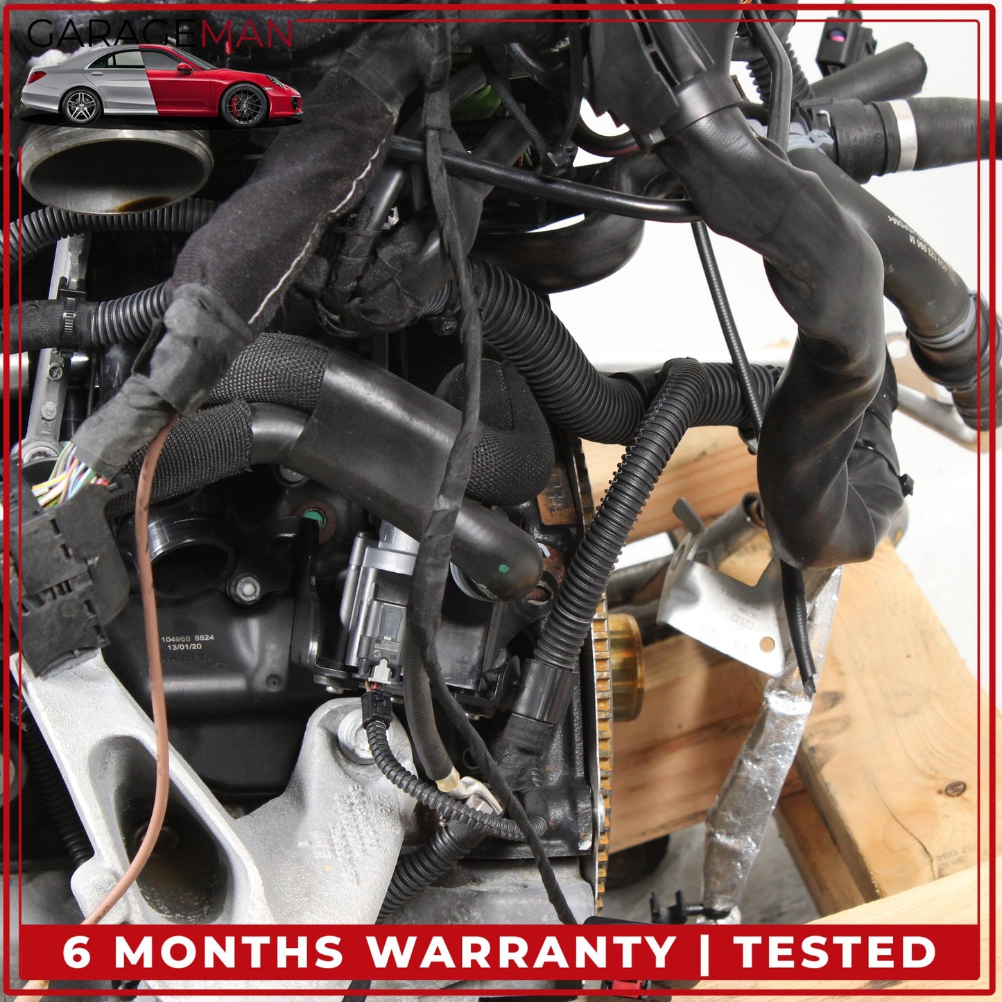 2014-2016 Audi A6 AWD 2.0L Turbo I4 Engine Motor Assembly CAED mileage 91k