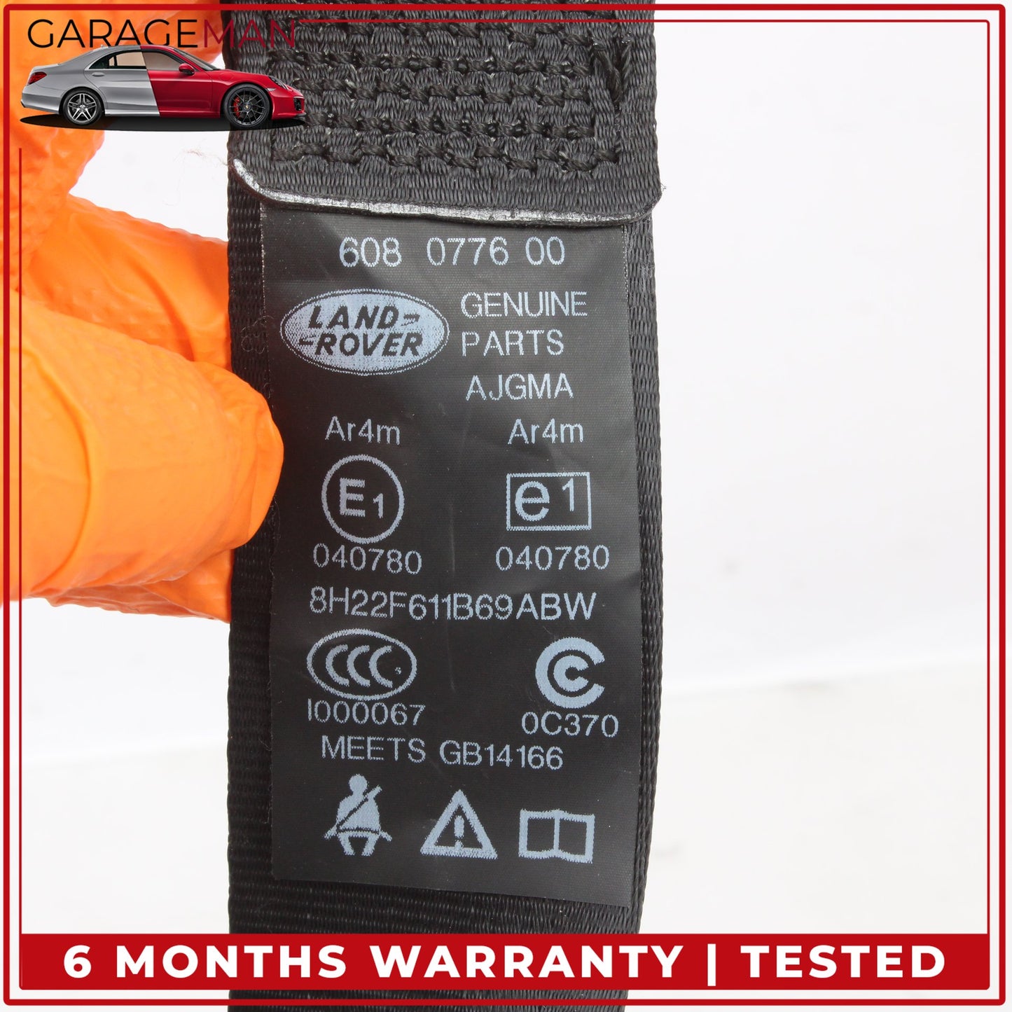 2010-2016 Land Rover LR4 L319 SUV Rear Left Side Seat Belt 8H22F611B69ABW OEM