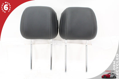 2022-2025 Audi Q4 E-Tron Front Left and Right Side Seat Headrest Set Black OEM