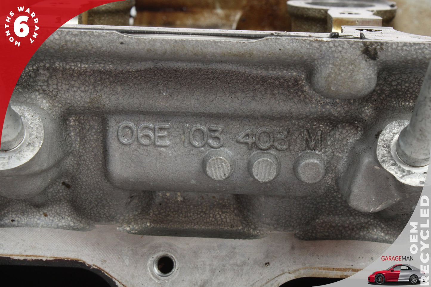 2012-2018 Audi A6 C7 AWD 3.0L Cylinder Head 06E103403M OEM