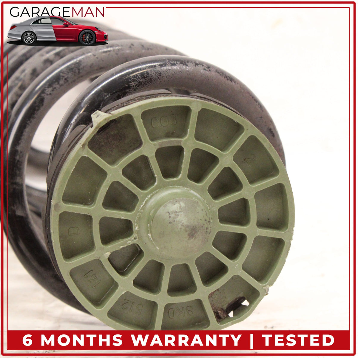 2012-2018 Audi A7 A6 Rear Left and Right Side Coil Spring Set 8K0511115 OEM