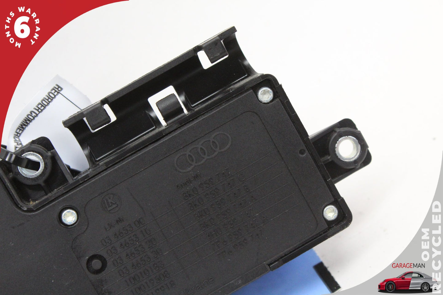 2008-2020 Audi A6 Front Left Side Seat Adjustment Control Switch 8K0959747 OEM