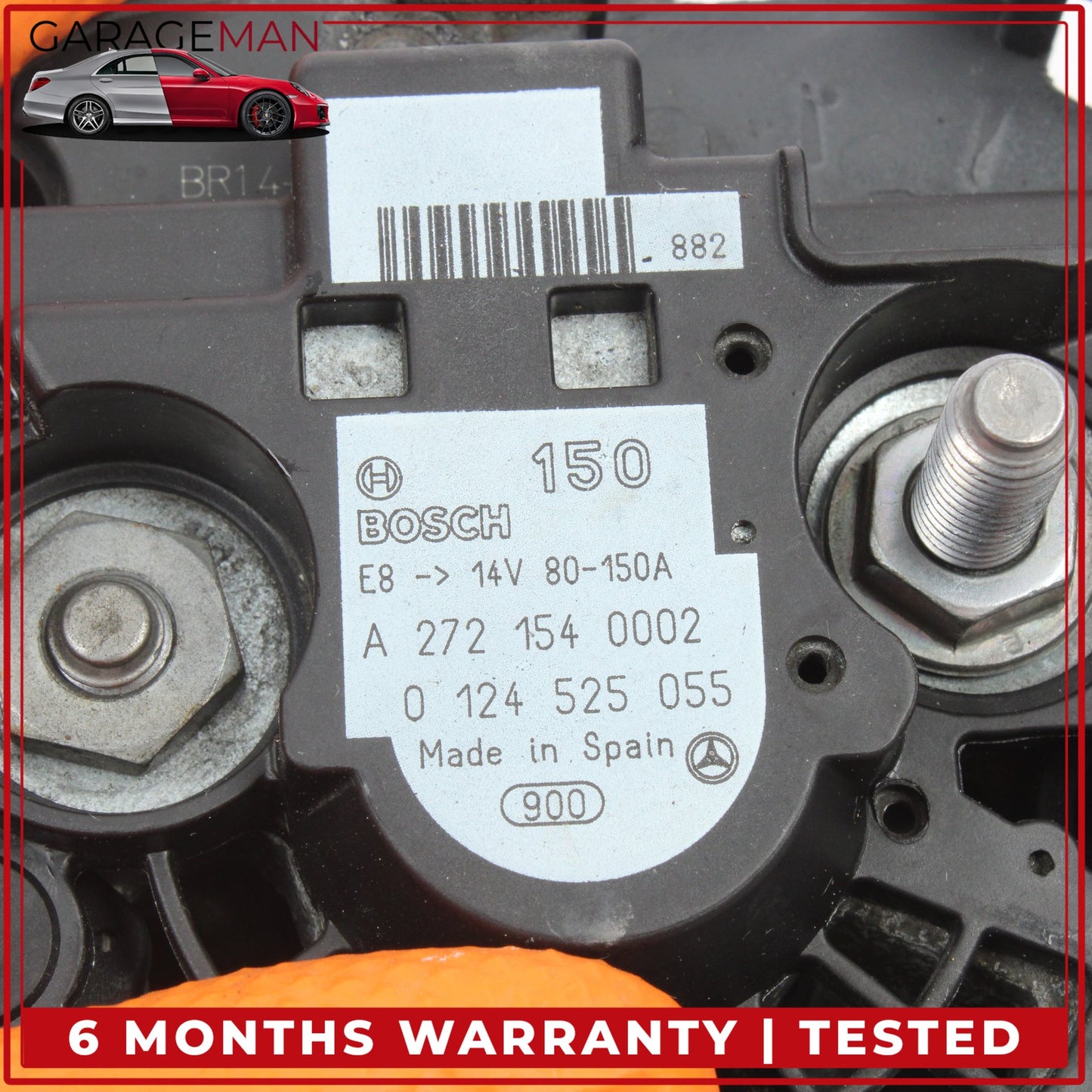 2006-2011 Mercedes W211 E350 Alternator Generator 150A 14V Bosch 2721540002 OEM