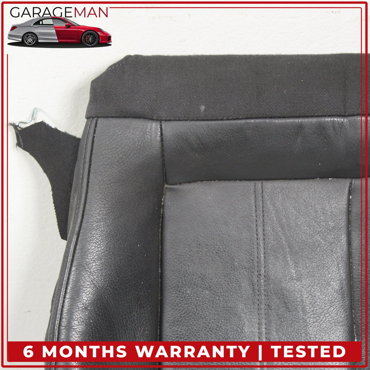 2012-2018 Audi A6 A7 Front Left Driver Side Lower Bottom Seat Cushion Black OEM