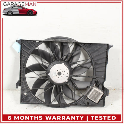 2011-2014 Mercedes-Benz CL550 W216 Radiator Cooling Fan Motor w/ Shroud 2115002293 OEM