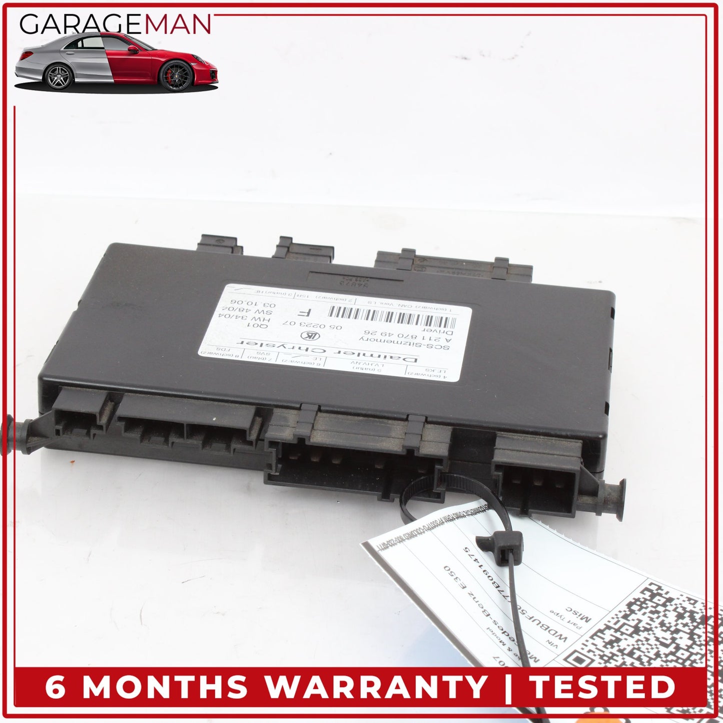 2003-2012 Mercedes W211 E350 E550 Front Left Seat Control Module 2118700526 OEM