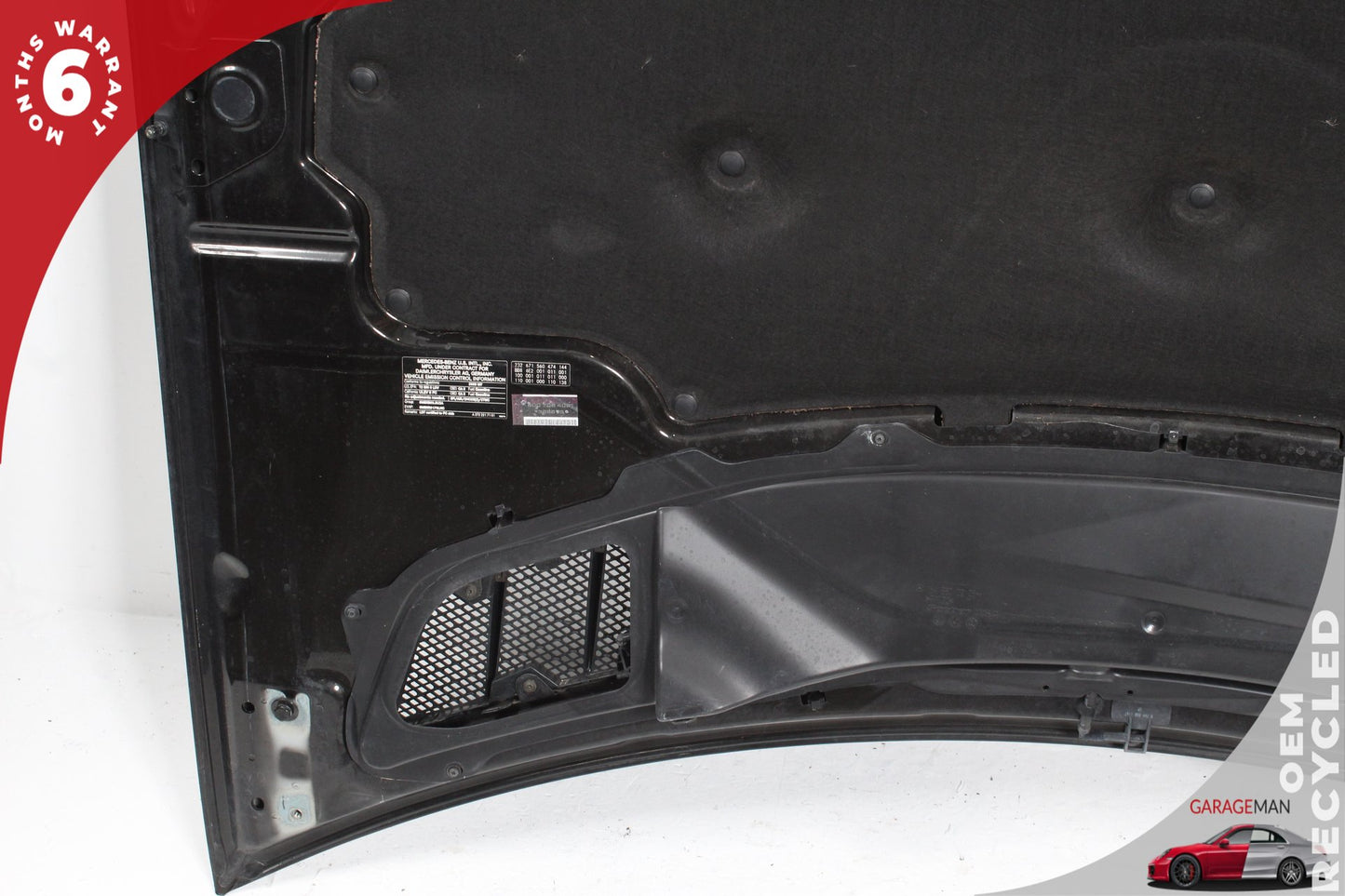 2006-2011 Mercedes W164 ML350 ML500 ML320 ML63 AMG Hood Panel Assembly Black OEM