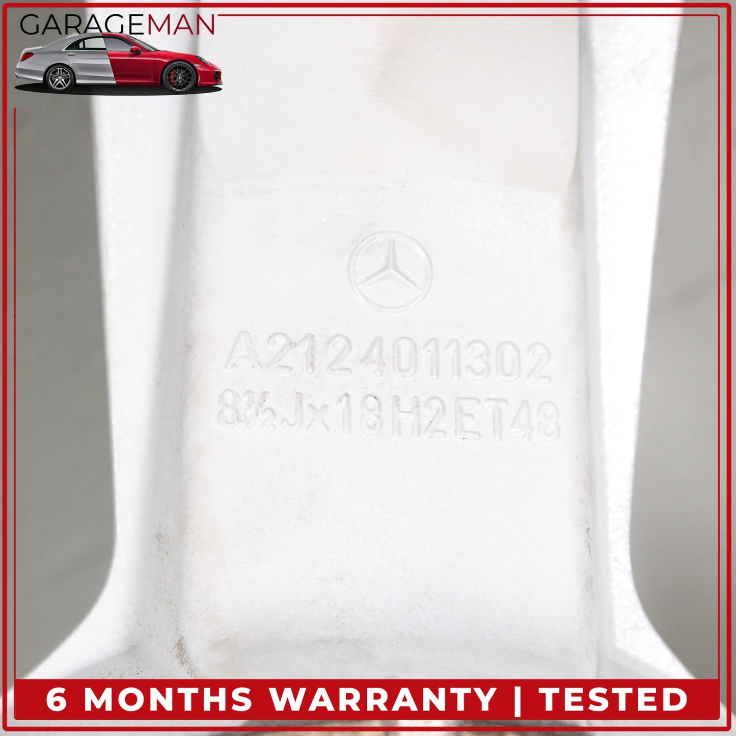 2010-2013 Mercedes W212 E350 E400 Front Wheel Rim 8.5JX18H2 ET48 2124011302 OEM