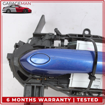 2019-2025 BMW M340i G20 Front Left Side Exterior Door Handle Blue 7449557 OEM