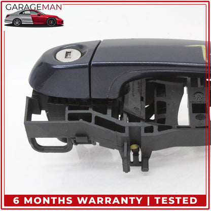 2014-2020 BMW 430i F36 Front Left Driver Side Exterior Door Handle Blue OEM