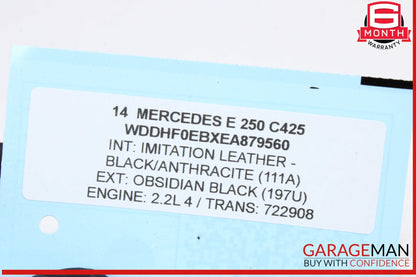 2010-2018 Mercedes-Benz E250 W212 Trunk Lid Power Closing Motor 2047500060 OEM