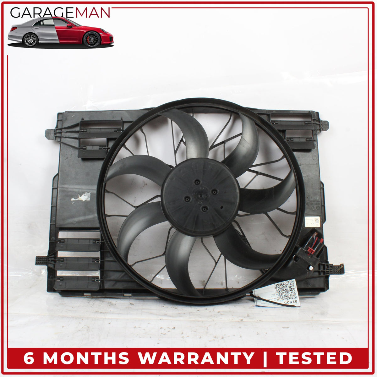 2019-2026 Mercedes W177 A220 Engine Radiator Cooling Fan Motor Assembly OEM