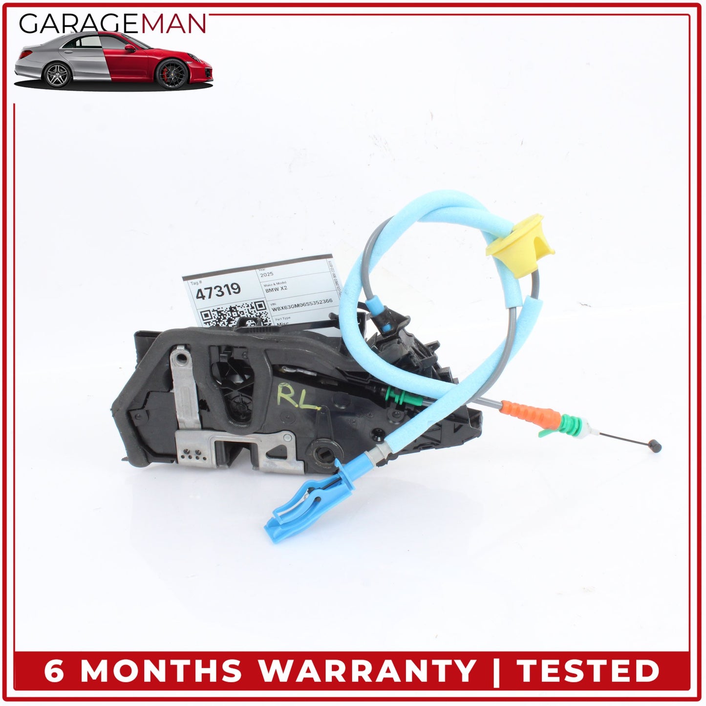 2023-2026 BMW X2 U10 SUV Left Rear Door Lock Actuator 51225A160C3 OEM