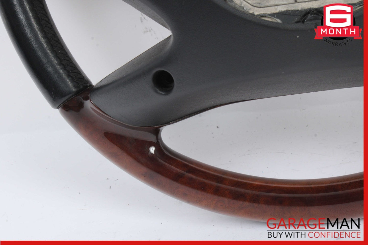 2010-2014 Mercedes-Benz S550 W221 Steering Wheel Wood Trim Black 2219063800 OEM