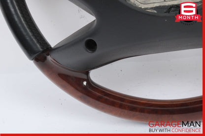2010-2014 Mercedes-Benz S550 W221 Steering Wheel Wood Trim Black 2219063800 OEM