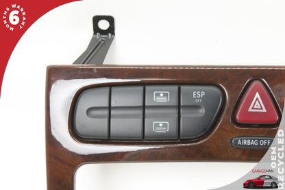 2001-2004 Mercedes W203 C240 Front Hazard Switch Control Panel 2036804639 OEM
