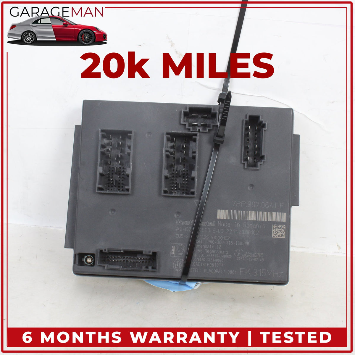 2015-2024 Porsche Macan 95B Front BCM Comfort Control Module 7PP907064LF OEM