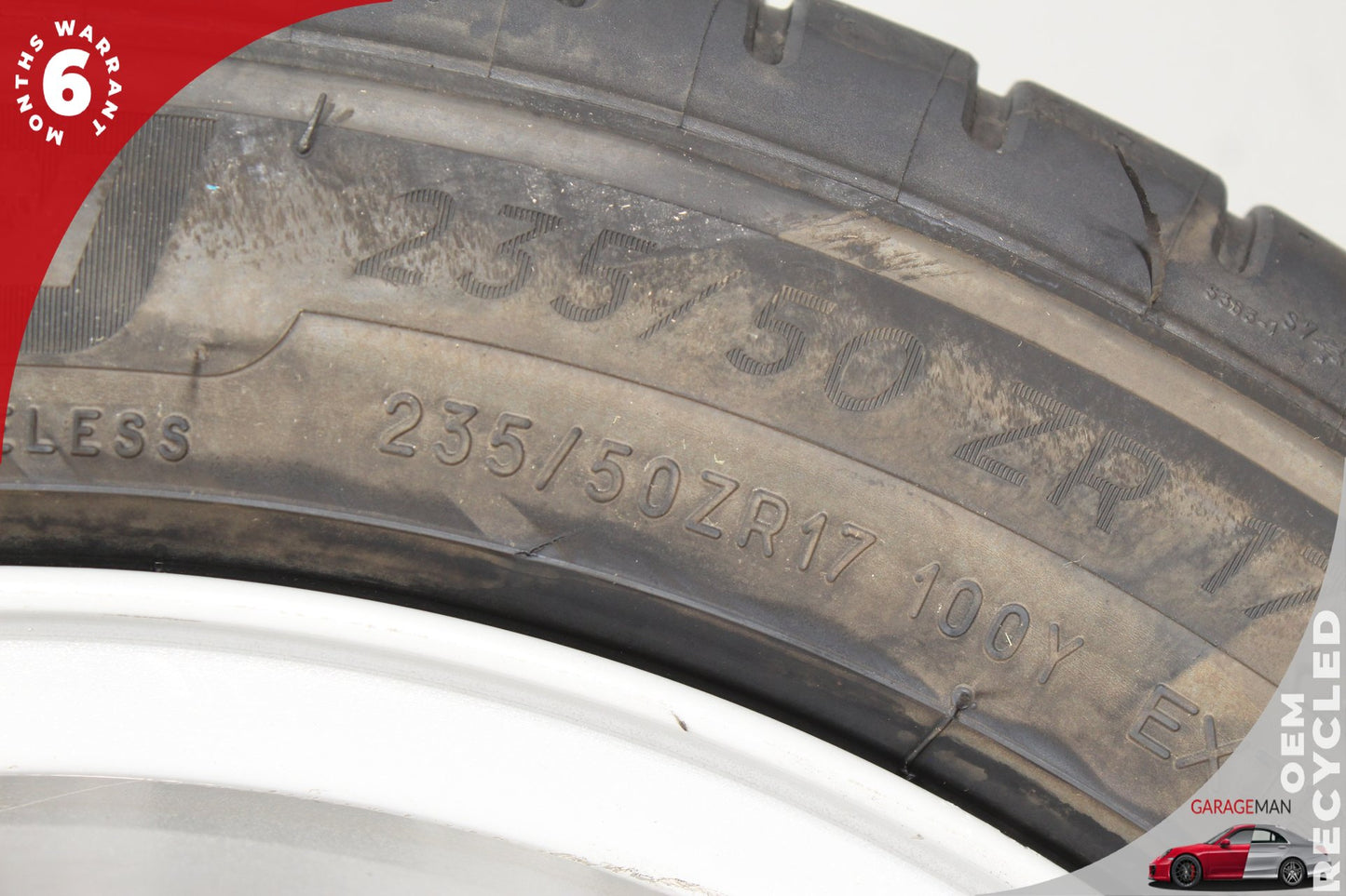 2002-2005 Ford Thunderbird 16 Spoke Wheel Rim w/ Tire 17X7.5JX60 4W631007CC OEM