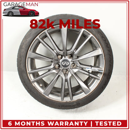 2014-2024 Infiniti Q50 V37 Front or Rear Wheel Rim w/ Tire 9Jx19 D0C004HK9C OEM
