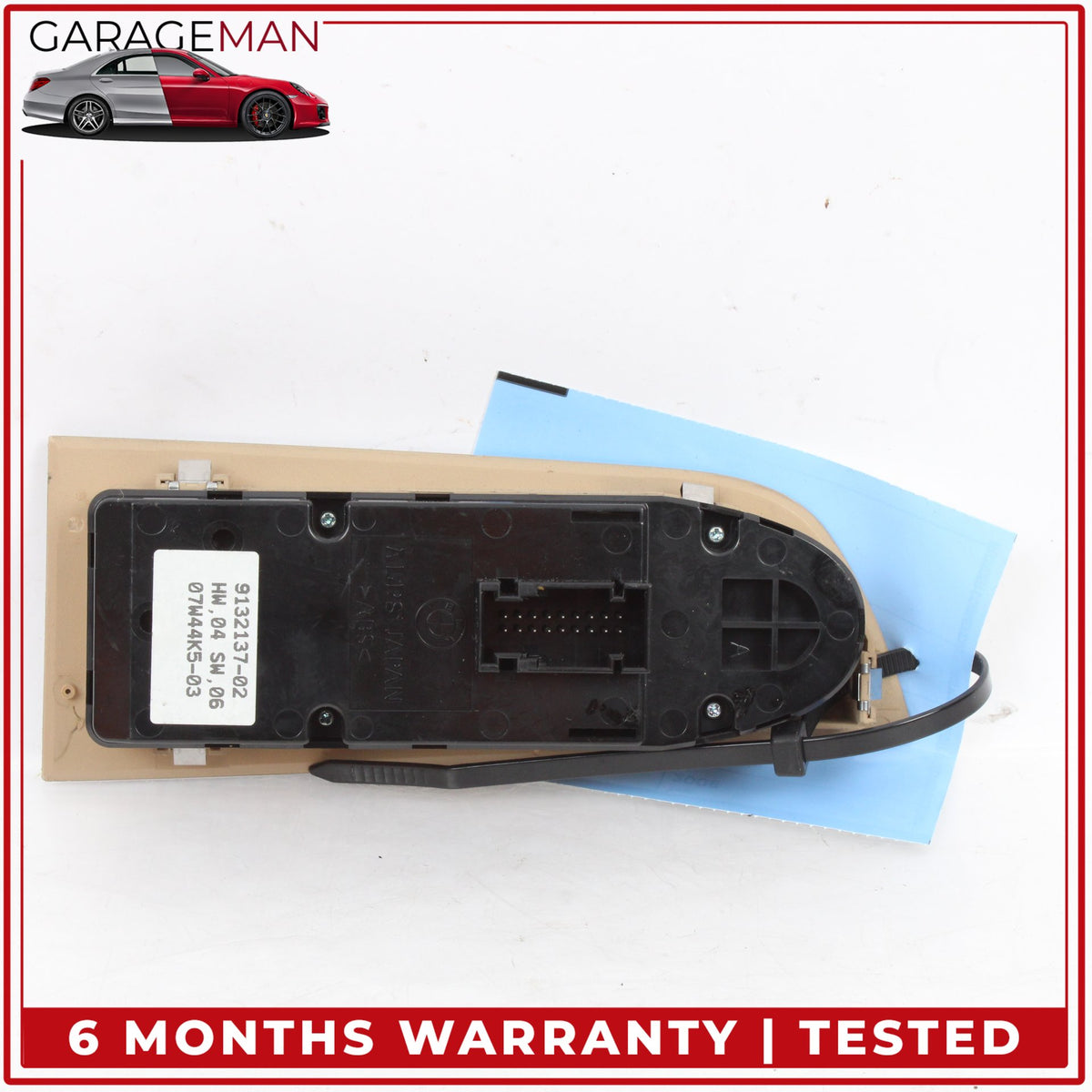 2006-2011 BMW 335i E90 Front Left Master Window Control Switch 61319217331 OEM