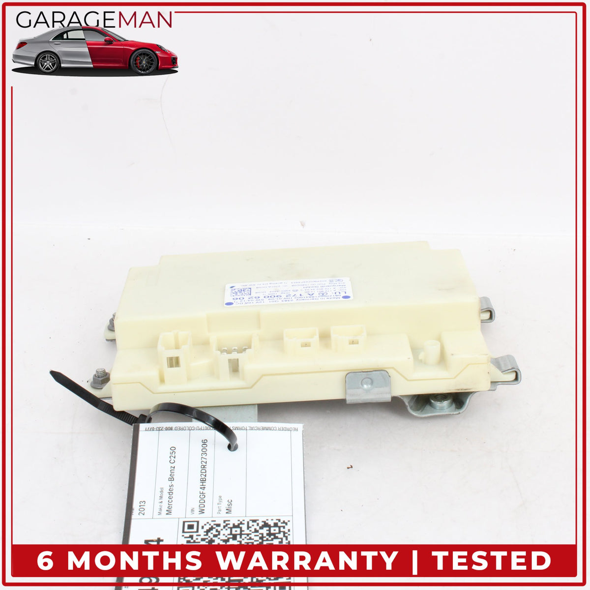 2010-2015 Mercedes W204 C250 Keyless Go Entry Control Module 1729006206 OEM