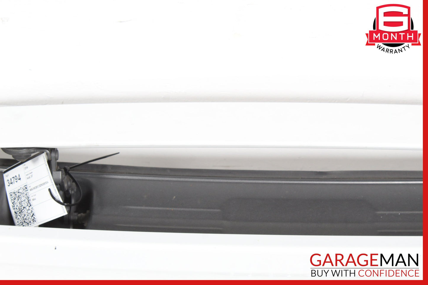 2012-2018 Audi S7 Rear Tailgate Trunk Lid Spoiler Assembly White 4G8827086D OEM